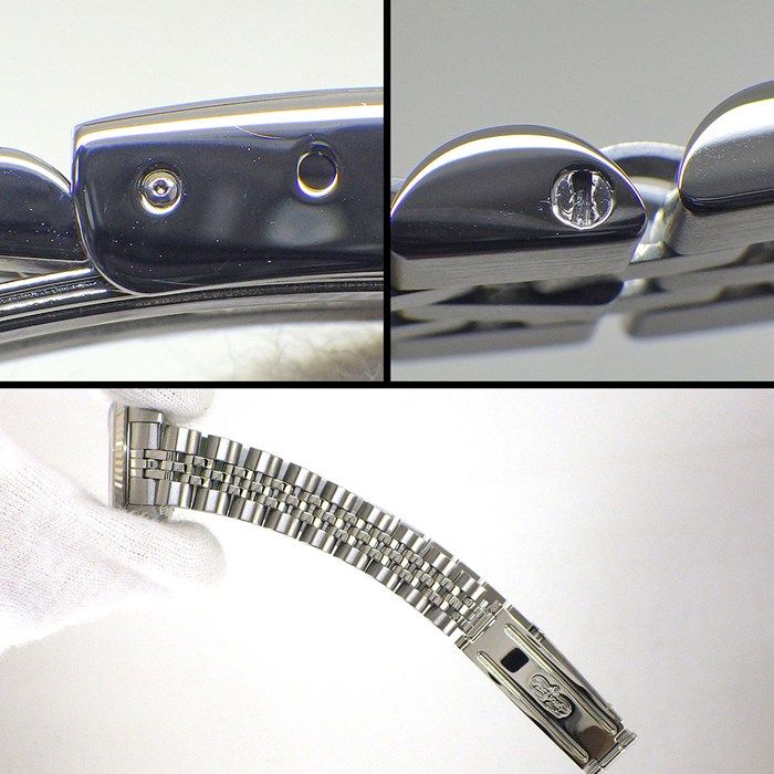 Rolex Datejust P Number 10 Points Diamond Index Black Dial Full Ted Bezel — view 9