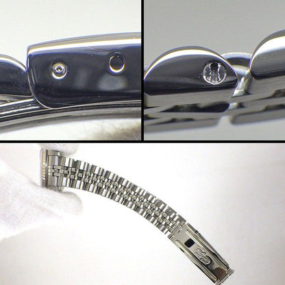 Rolex Datejust P Number 10 Points Diamond Index Black Dial Full Ted Bezel — view 9