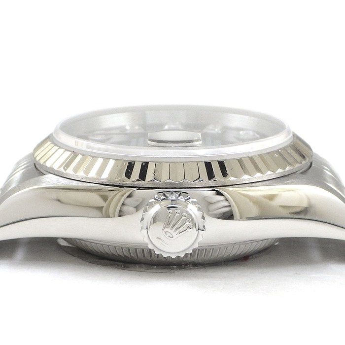Rolex Datejust P Number 10 Points Diamond Index Black Dial Full Ted Bezel — view 2