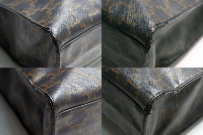 Celine Triomphe Vertical Cover Large Leather Tote — view 4