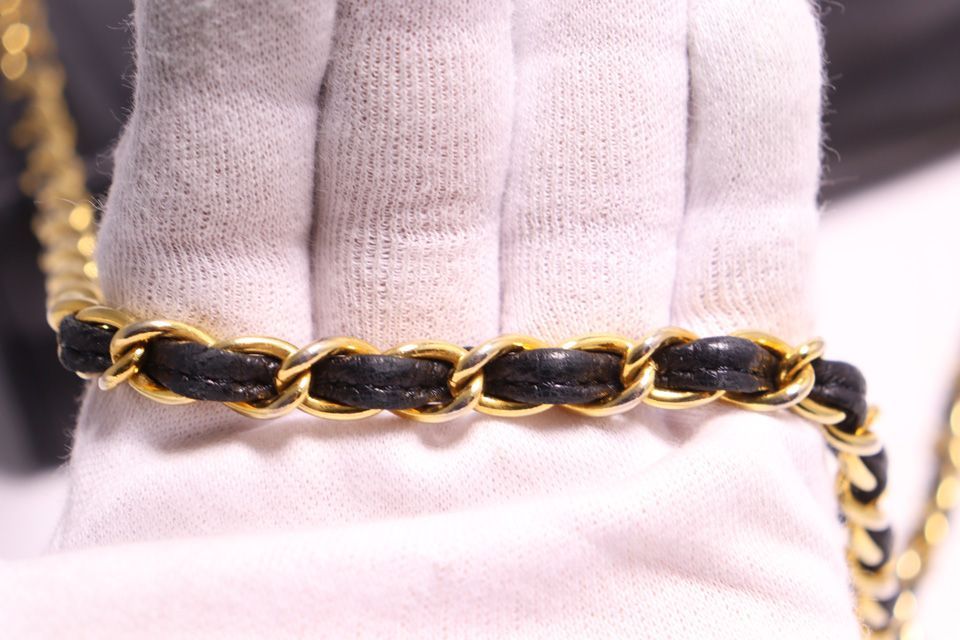 Chanel 0 CC Logo GD Leather Chain Shoulder — view 5