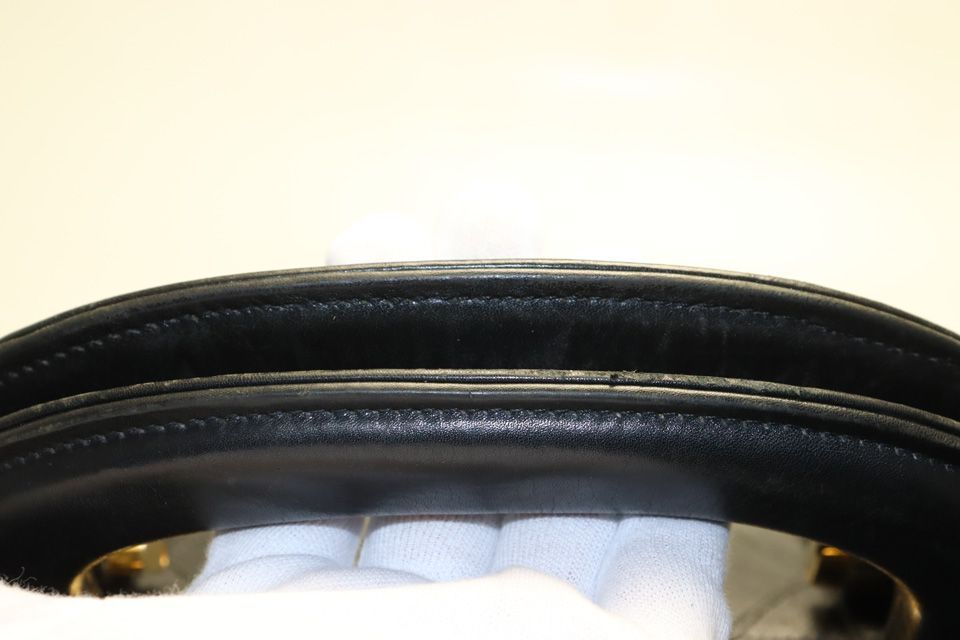 Chanel 0 Bicolor GD Leather Boston — view 5