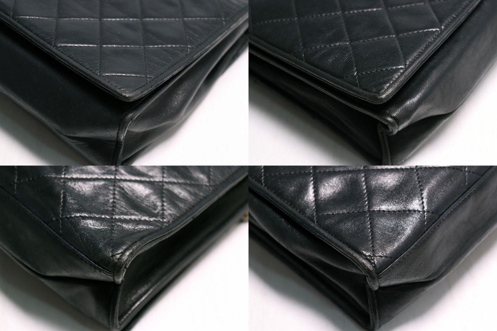 Chanel Quilted GD Leather Chain Shoulder — view 4