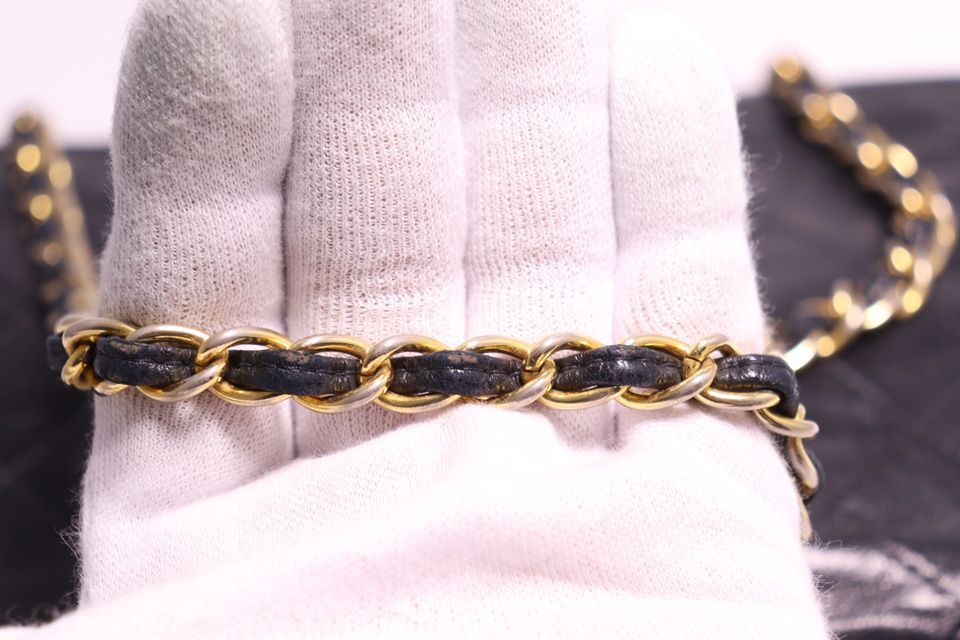 Chanel Quilted GD Leather Chain Shoulder — view 5