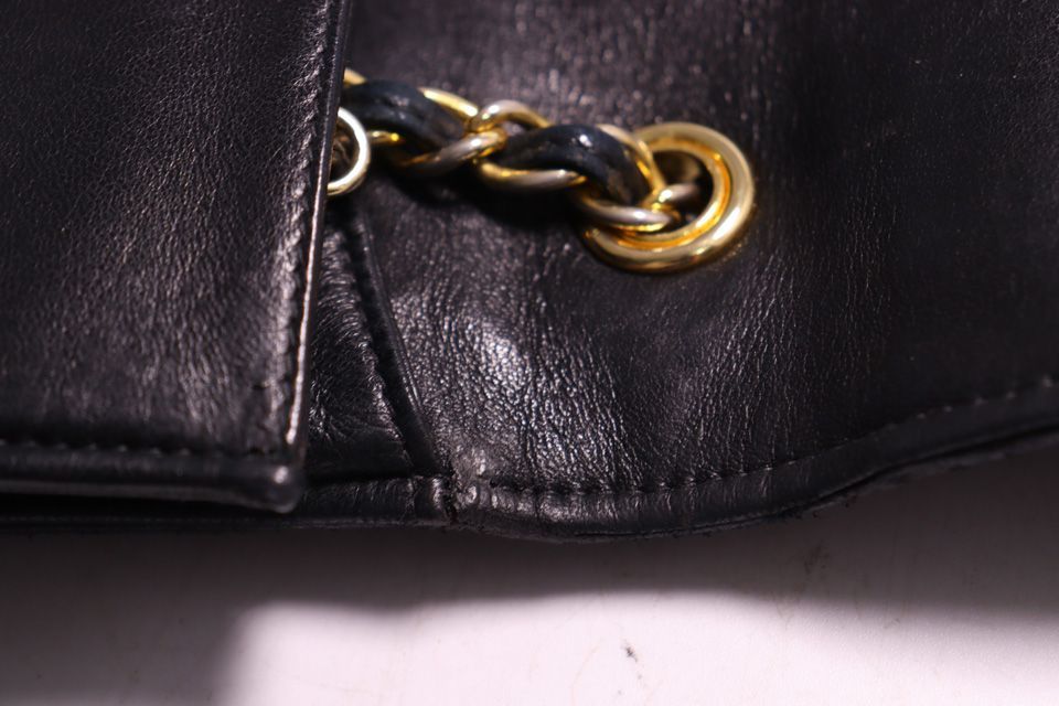 Chanel Quilted GD Leather Chain Shoulder — view 8