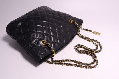 Chanel Quilted GD Leather Chain Shoulder — view 6