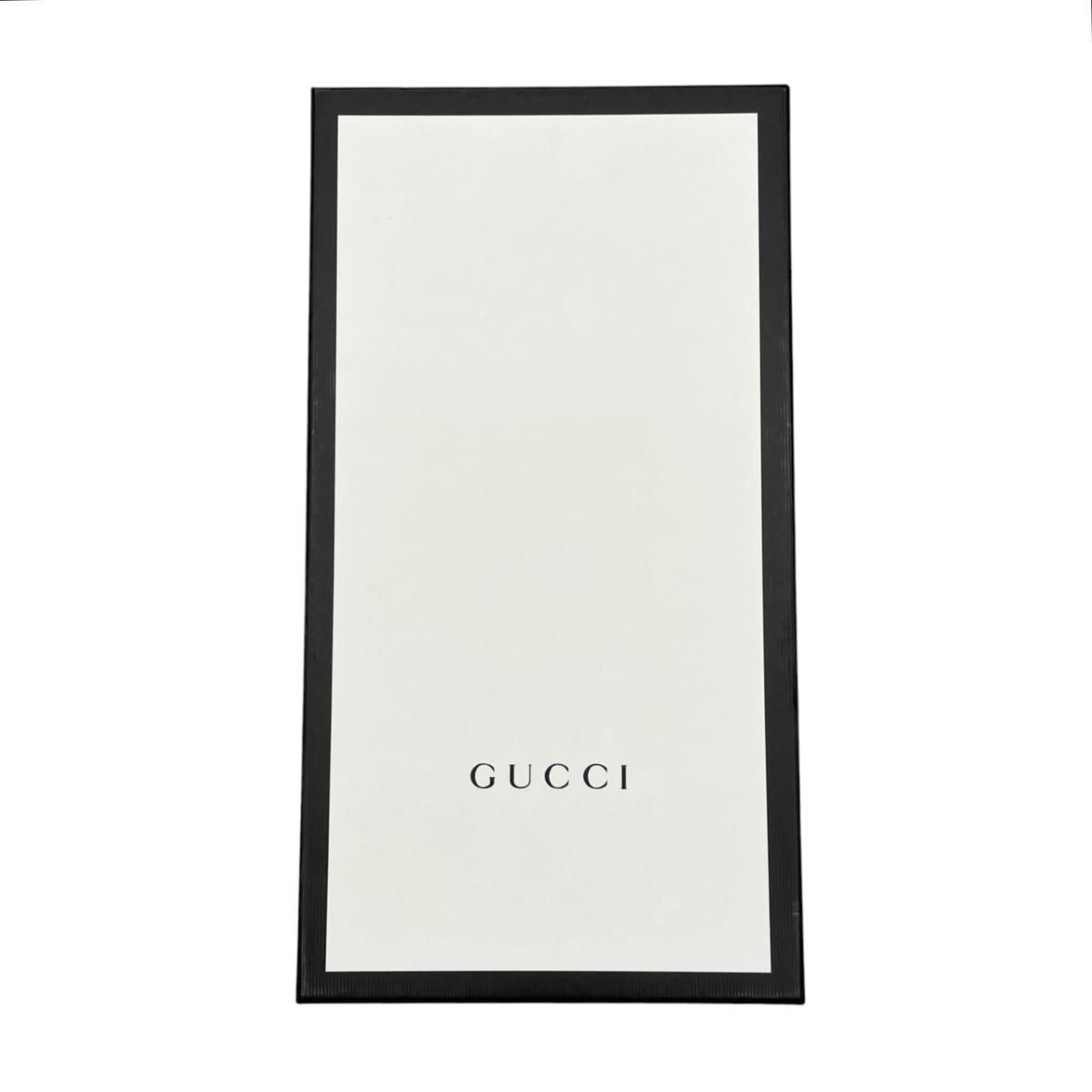 Gucci Shawl GG Pattern Scarf Wool Logo Bicolor Navy Blue Green — view 9
