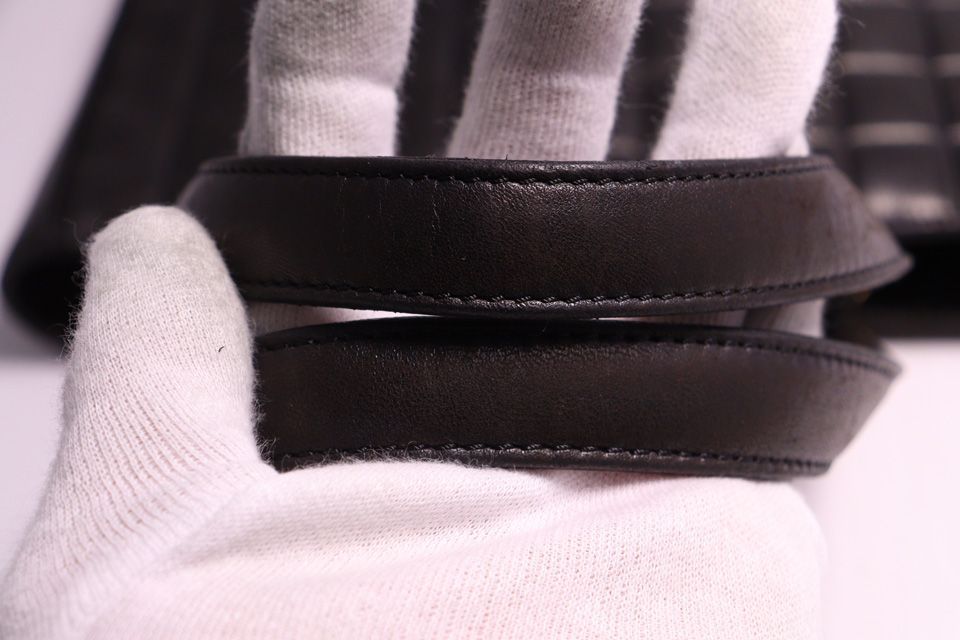 Chanel Choco Bar Jumbo CC Logo GD Leather Tote — view 8