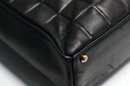 Chanel Choco Bar Jumbo CC Logo GD Leather Tote — view 5
