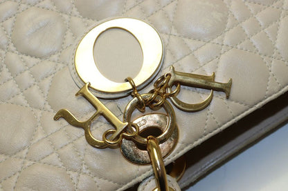 Dior Lady Cannage Leather Handbag — view 8