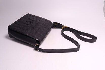 Chanel Choco Bar GD Leather Shoulder — view 6