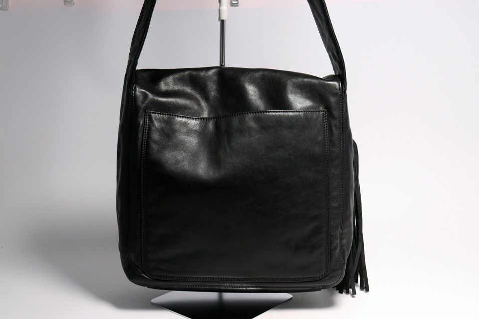 Chanel Jumbo CC Logo Fringe GD Leather Shoulder — view 2