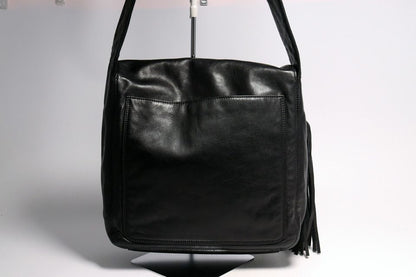 Chanel Jumbo CC Logo Fringe GD Leather Shoulder — view 2