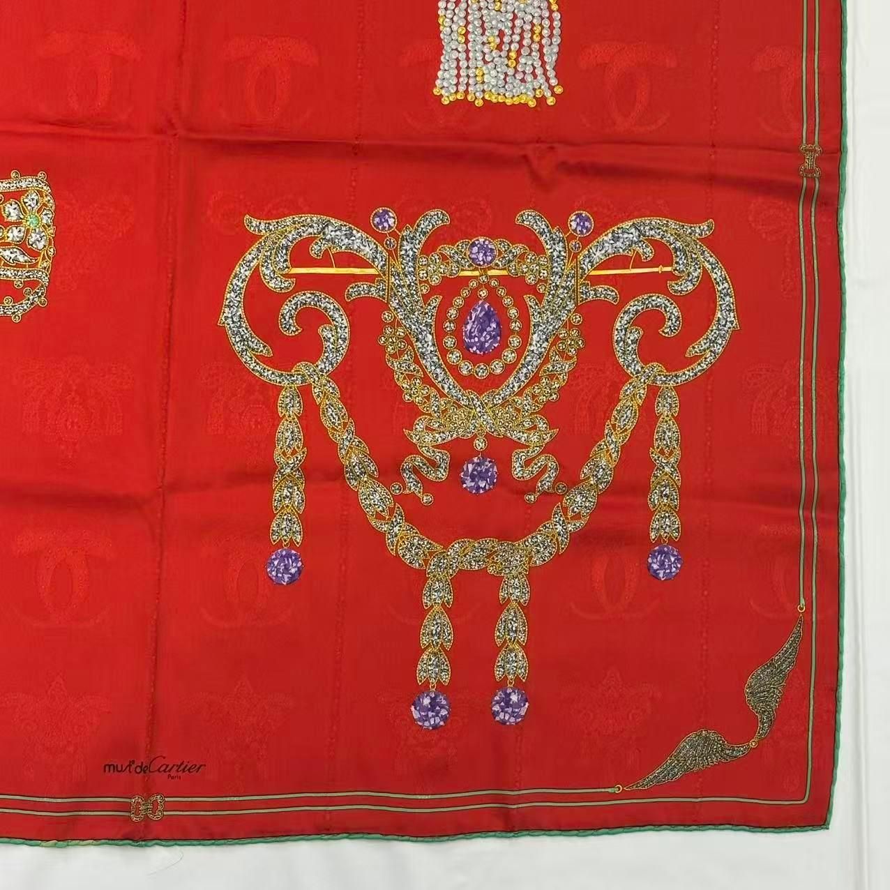 Cartier Scarf Silk Must de Cartier Pattern — view 5