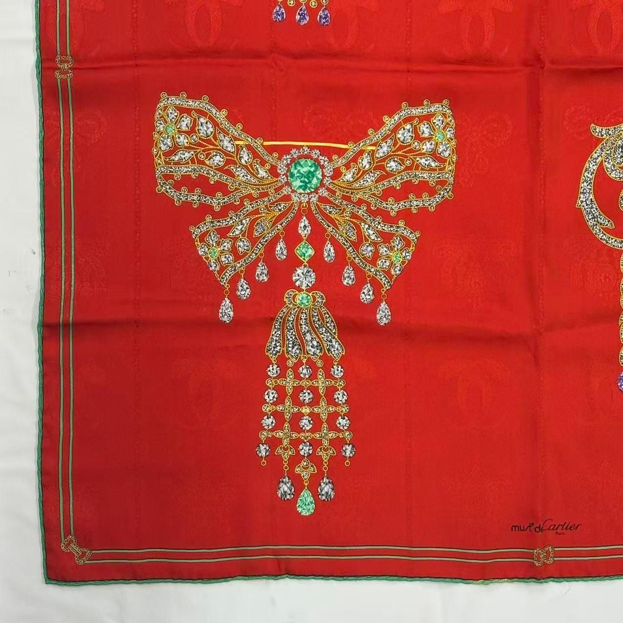 Cartier Scarf Silk Must de Cartier Pattern — view 4