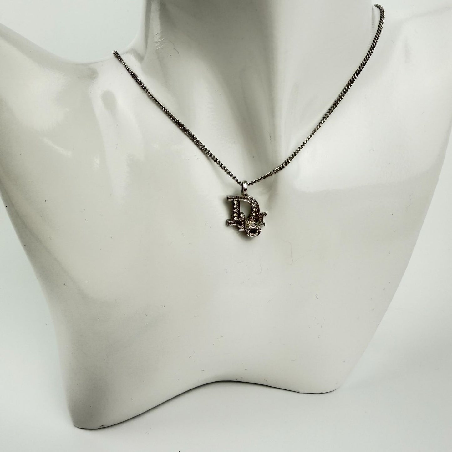 Dior Necklace Silver Vintage