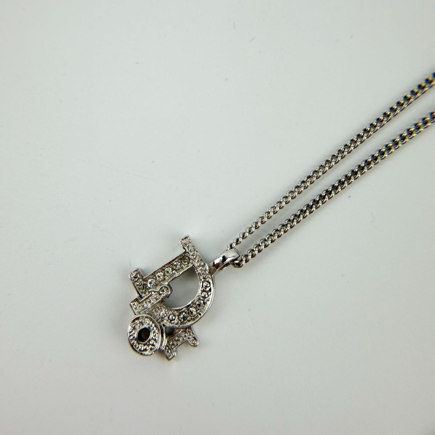 Dior Necklace Silver Vintage — view 3