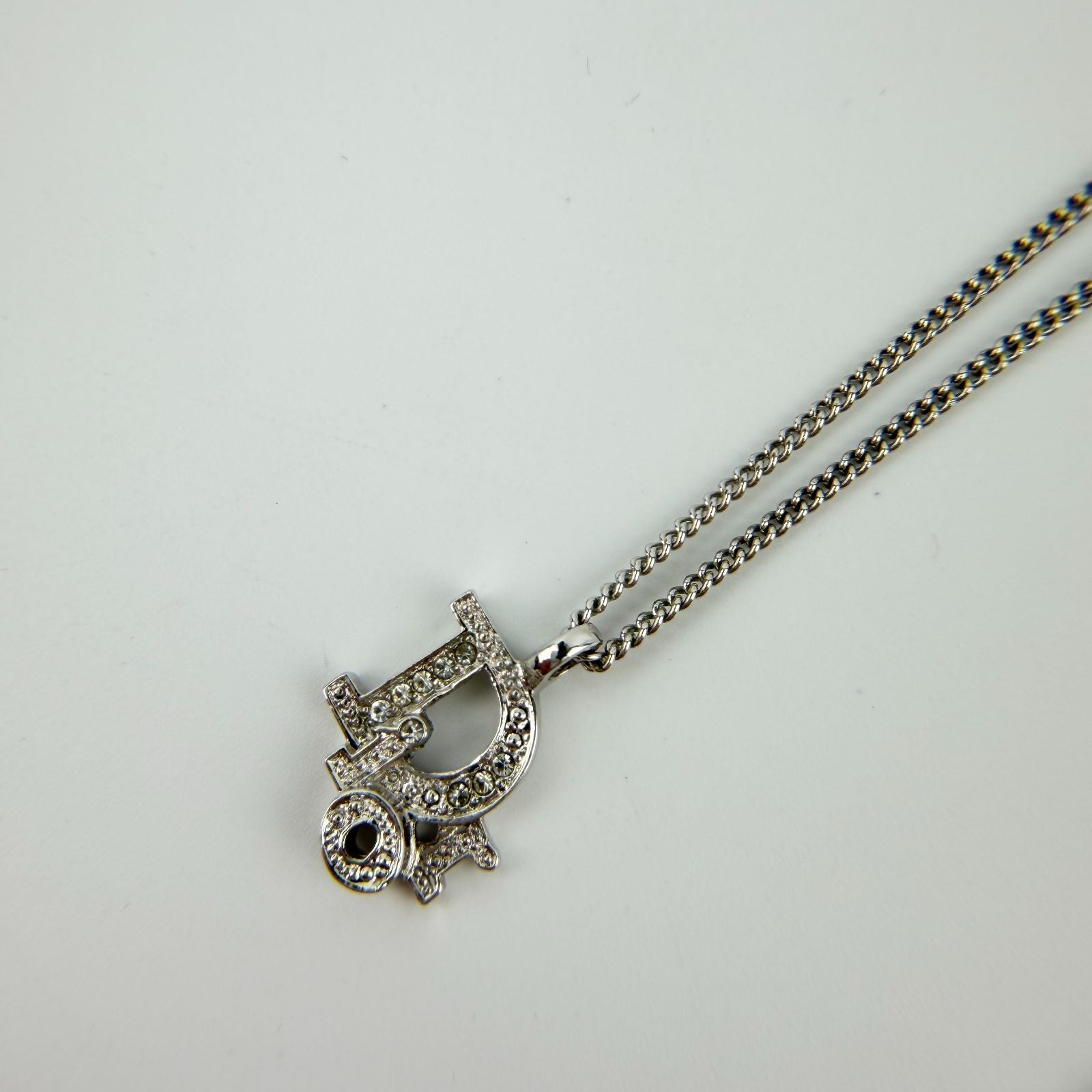 Dior Necklace Silver Vintage — view 3