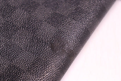 Louis Vuitton Damier Graphite Daniel MM Leather Shoulder — view 8
