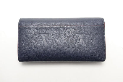 Louis Vuitton Monogram Empreinte Portefeuille Sarah Leather Bifold Wallet — view 2