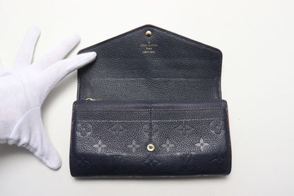Louis Vuitton Monogram Empreinte Portefeuille Sarah Leather Bifold Wallet — view 4
