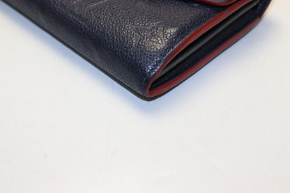 Louis Vuitton Monogram Empreinte Portefeuille Sarah Leather Bifold Wallet — view 5