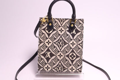 Louis Vuitton Monogram Jacquard Petite Sac Plat Leather 2-Way Shoulder — view 2