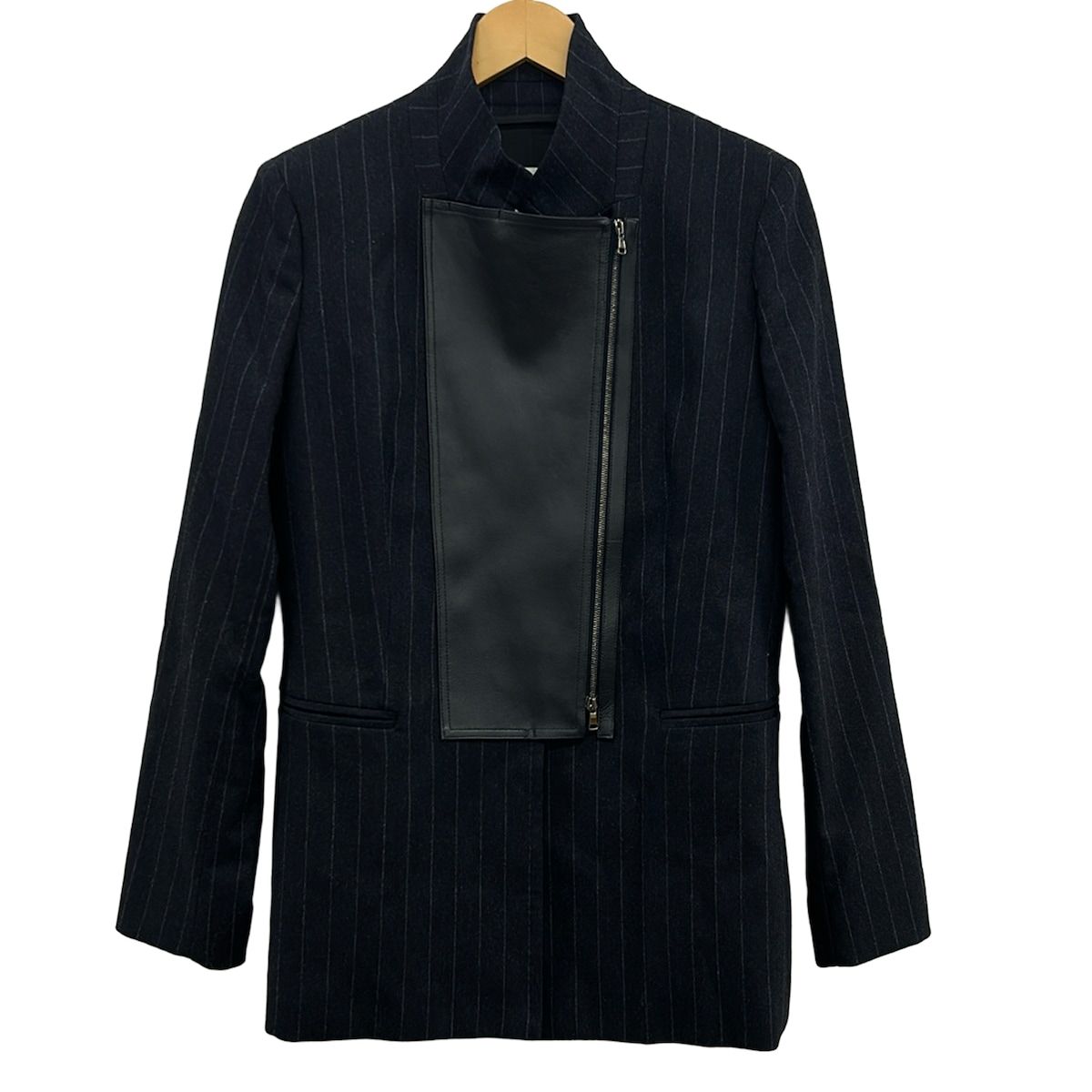Max Mara Jacket 42 M Dark Navy Gray Black