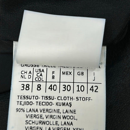 Max Mara Jacket 42 M Dark Navy Gray Black — view 5