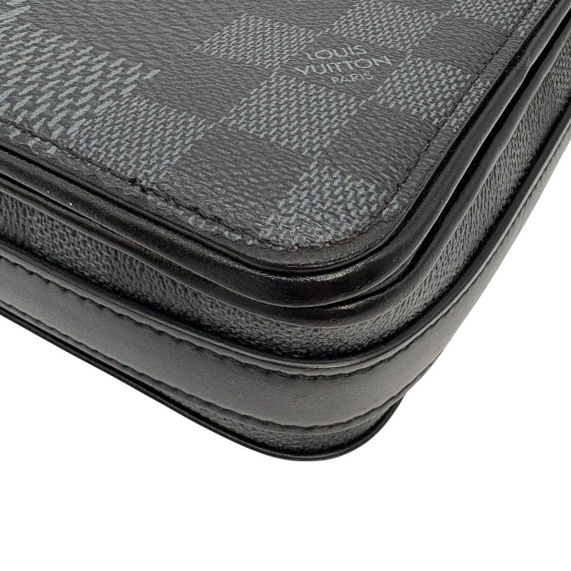 Louis Vuitton Shoulder Bag Studio Messenger LV Damier Graphite — view 9