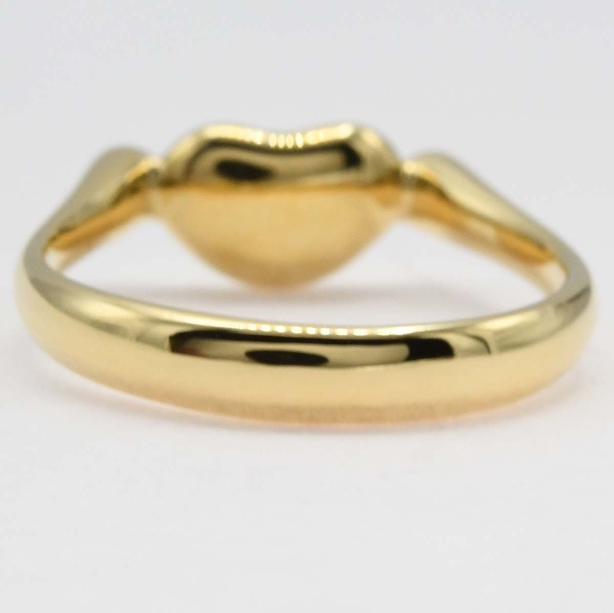 Tiffany & Co Polished Ring Bean 18k Gold Diamond — view 3
