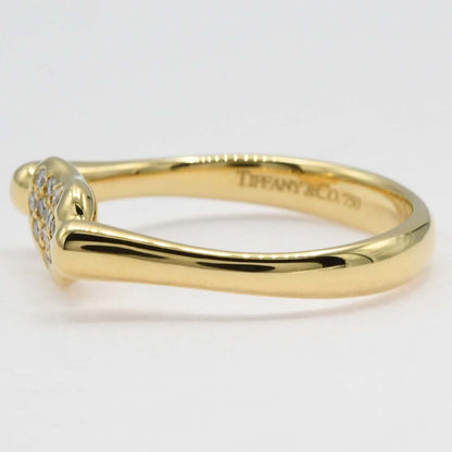 Tiffany & Co Polished Ring Bean 18k Gold Diamond — view 2