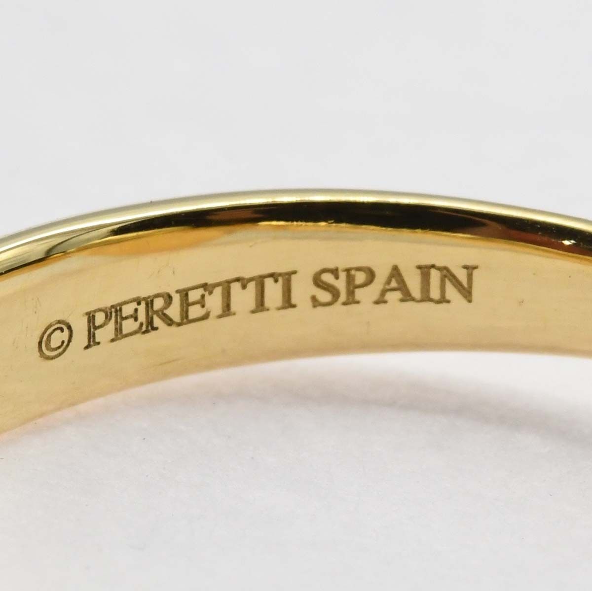 Tiffany & Co Polished Ring Bean 18k Gold Diamond — view 7