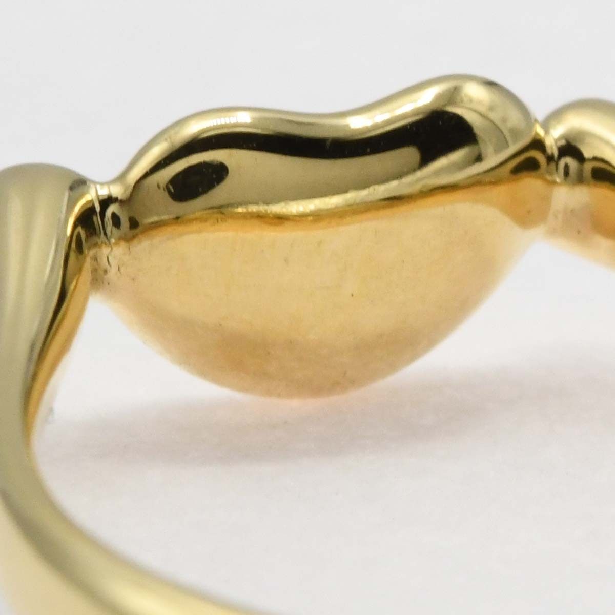 Tiffany & Co Polished Ring Bean 18k Gold Diamond — view 5