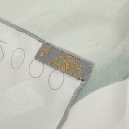 Louis Vuitton Cup Scarf White Silver Silk Cotton — view 4