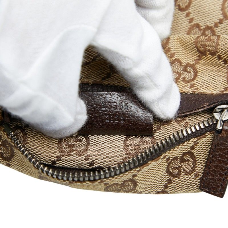 Gucci GG Canvas Belt Bag Beige Brown — view 8