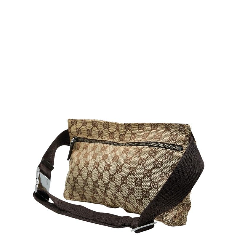 Gucci GG Canvas Belt Bag Beige Brown — view 2