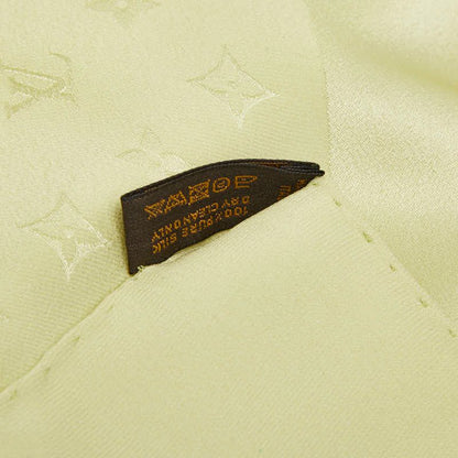 Louis Vuitton Monogram Carre Monaco Large Scarf Green Silk — view 6