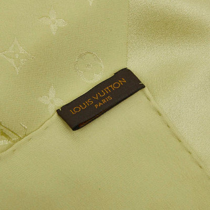 Louis Vuitton Monogram Carre Monaco Large Scarf Green Silk — view 5