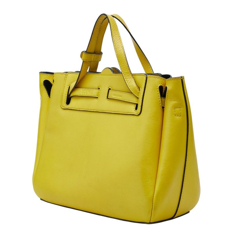 Loewe Lazo Mini 2-Way Shoulder Bag Yellow Leather — view 2