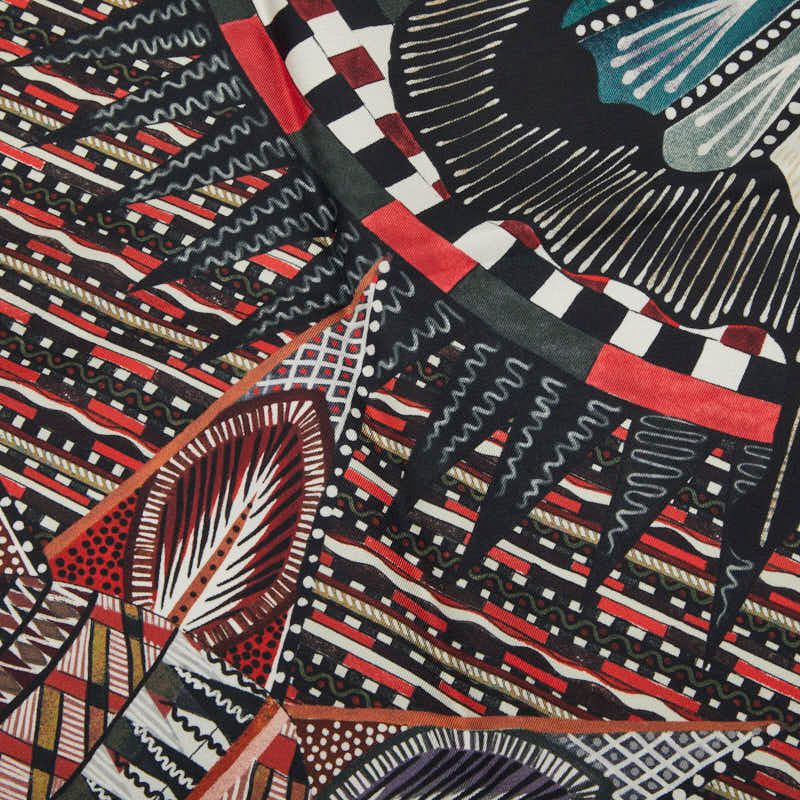Dior Butterfly Scarf Multicolor Silk — view 2