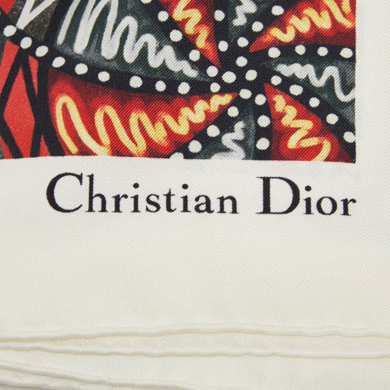 Dior Butterfly Scarf Multicolor Silk — view 4