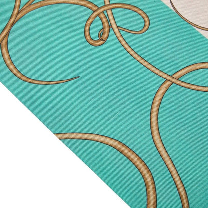 Hermes Maxi Twill Coup de Fouet Scarf Yellow Silk — view 3