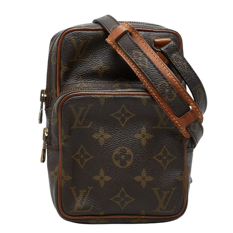 Louis Vuitton Monogram Mini Amazon Crossbody Shoulder Bag Brown Leather