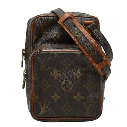 Louis Vuitton Monogram Mini Amazon Crossbody Shoulder Bag Brown Leather