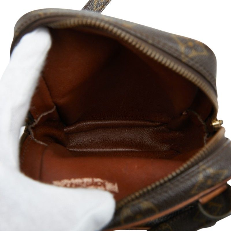 Louis Vuitton Monogram Mini Amazon Crossbody Shoulder Bag Brown Leather — view 6