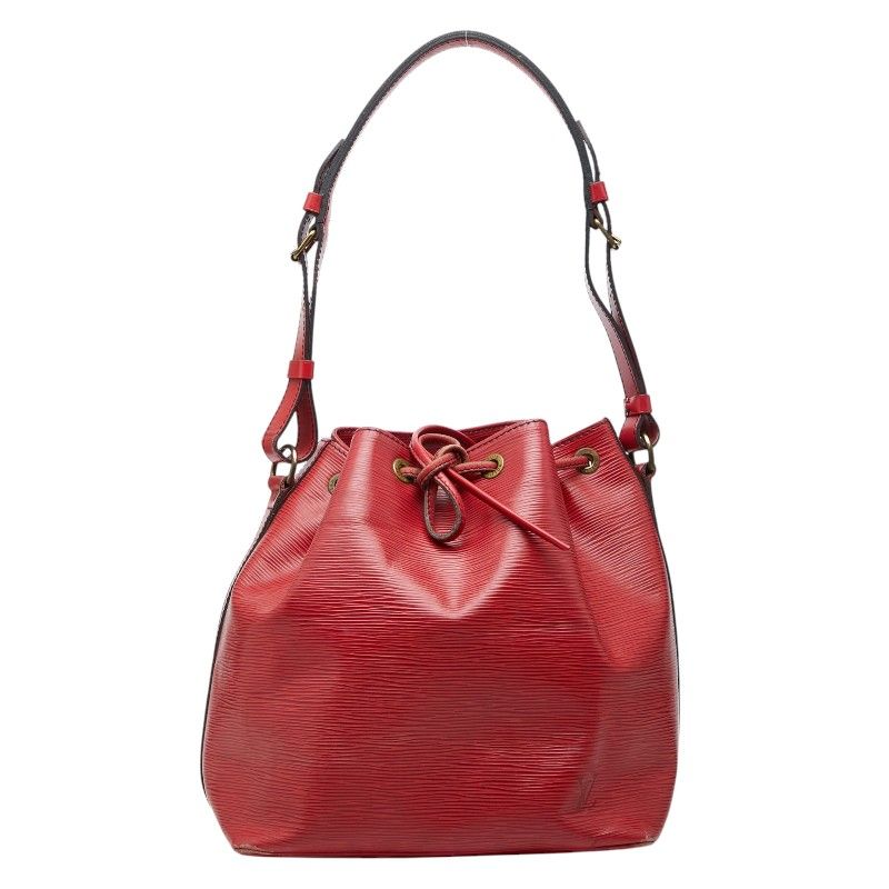 Louis Vuitton Epi Petit Noe Shoulder Bag Castilian Red Leather