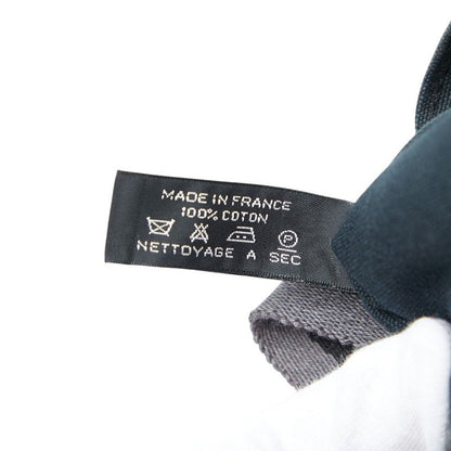 Hermes Fourre Tout Cabas Tote Black Cotton Canvas — view 8