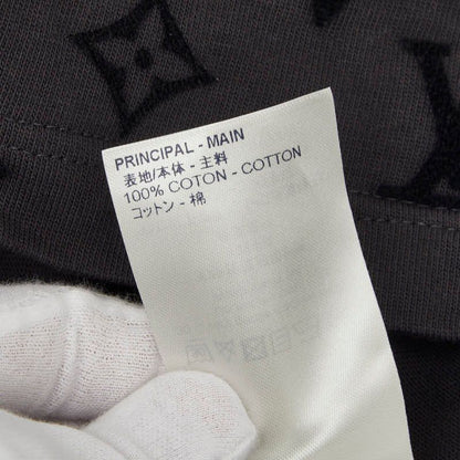 Louis Vuitton Monogram Hook and Loop Short Sleeve T-Shirt S Gray Cotton — view 5