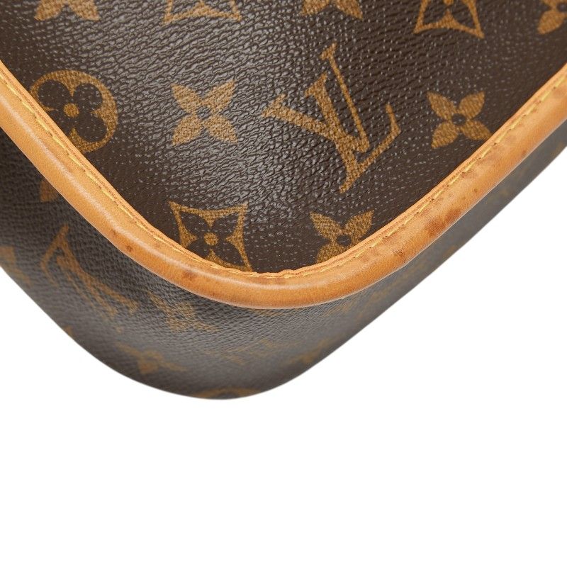 Louis Vuitton Monogram Sologne Shoulder Bag Brown Leather — view 7